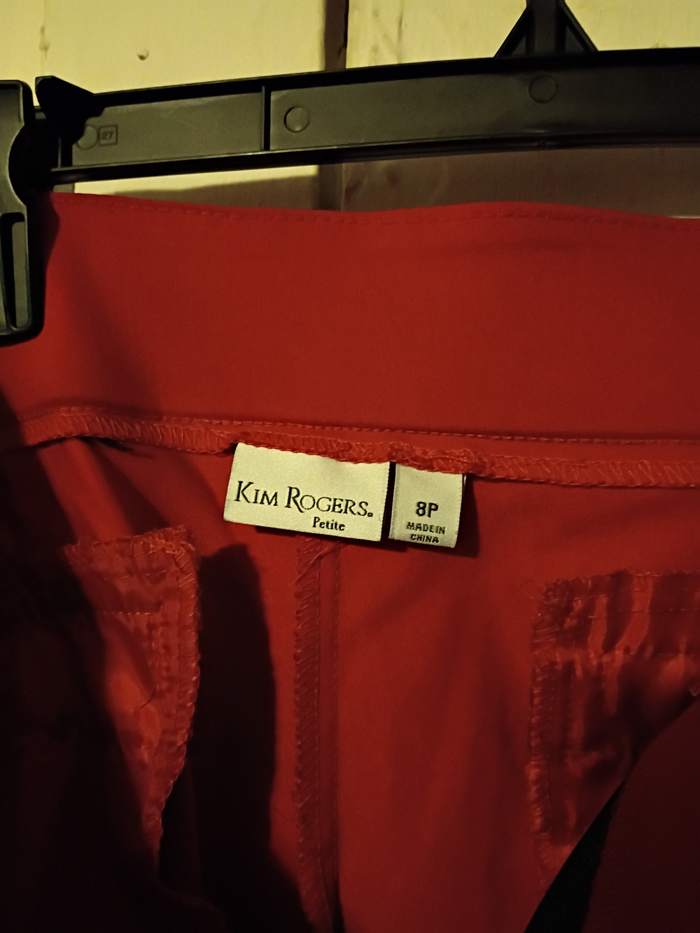 Kim Rogers Petite Red Trousers